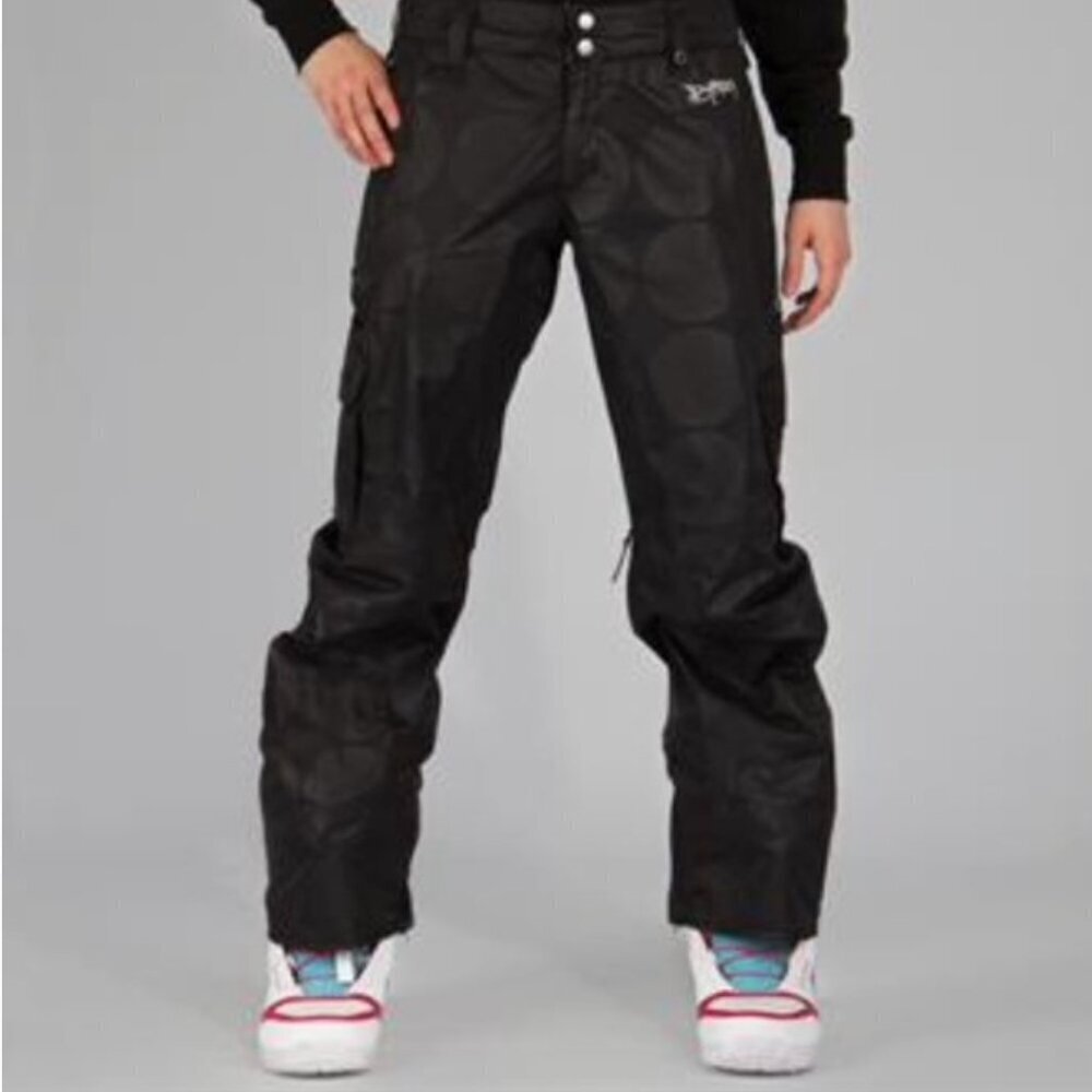 Burton Snow Pants Stow Cargo Winter Waterproof Ski Snowboarding Black Medium